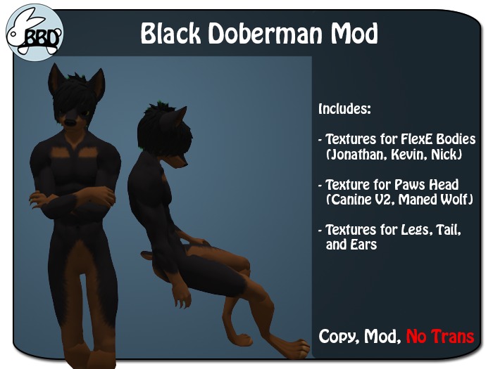 ~BBD~ Black Doberman Mod (rez me)