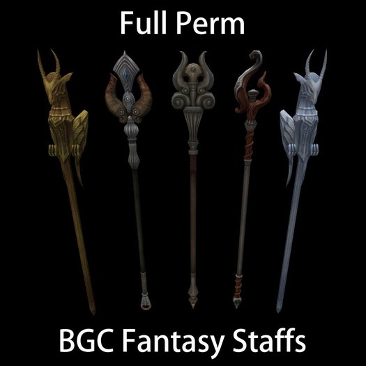 BGC Fantasy Staffs [Boxed]