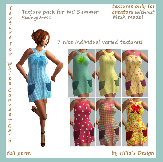 Texture for White Canvas Summer Swing Dress