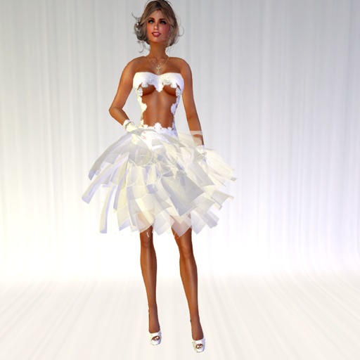 43 WHITE LACE CUTOUT