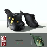 :: FineRain Creations.:: Skull Sandals  Green