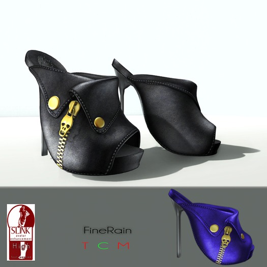 :: FineRain Creations.:: Skull Sandals Blue