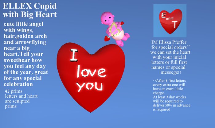 Ellex Cupid with big heart!