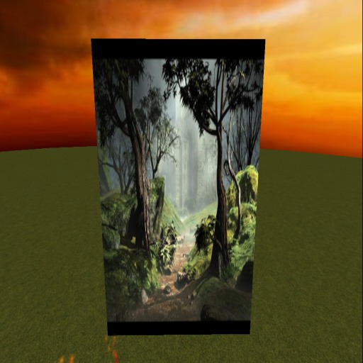 Fantasy Background Cube