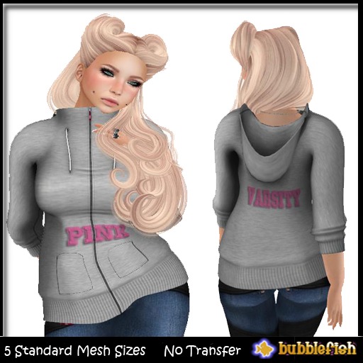 *Bubblefish* Think Pink Hoodie