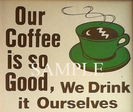 Coffee Sign for Cafes Pubs and Bars