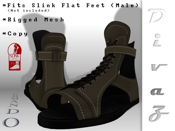 :D_Z: Glam 01 Chalk White (Slink Mid) (Rigged Mesh)