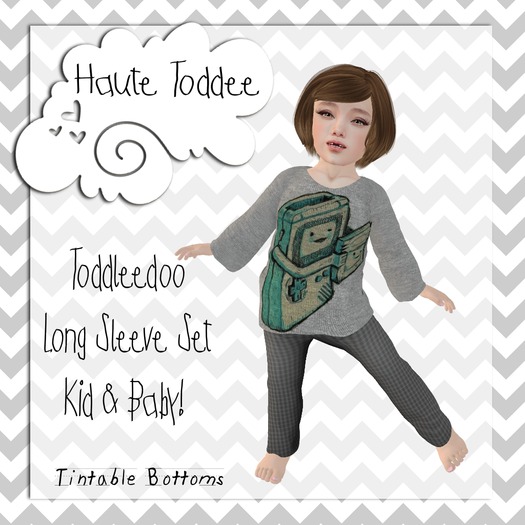 {HT}Long Sleeve Set - Gameboy TODDLEEDOO