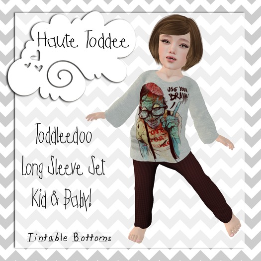 {HT} Long Sleeves Set - Zombie TODDLEEDOO