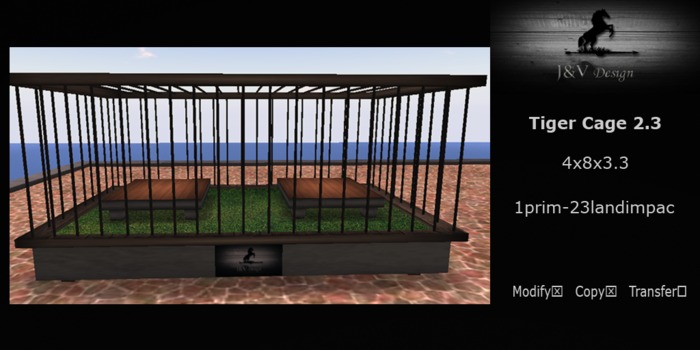 Tiger Cage 2.3  MESH Box