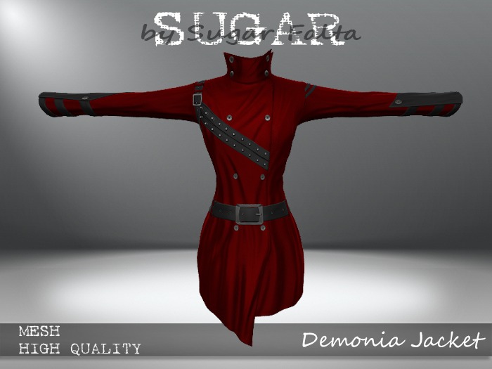 SUGAR - Demonia Jacket - RED