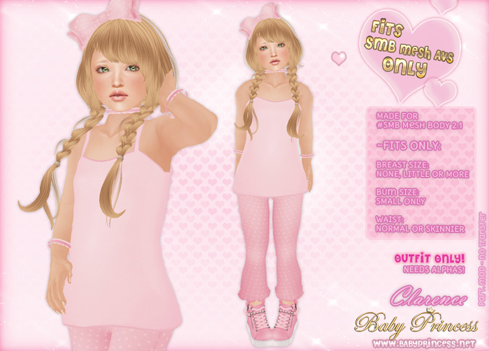 :*BABY*: { SMB } Clarence - Pink 