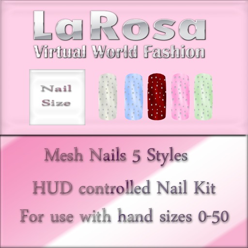 LaRosa Mesh Nail Diamonds