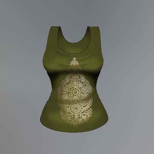 Green India Mesh Tank Top box