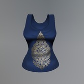 Blue India Mesh Tank Top box