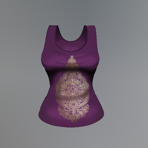 Pink India Mesh Tank Top