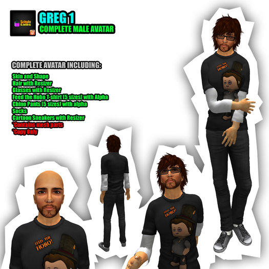 [HR]Greg 1 - Complete Male Avatar (BOXED)