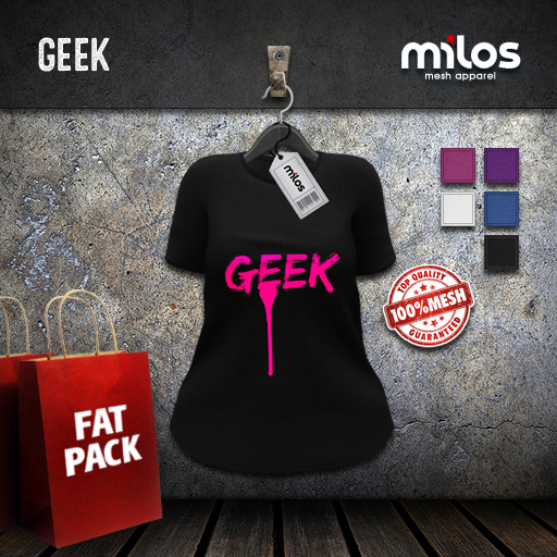 .:MiLOS:. Geek Tee - Black - Female