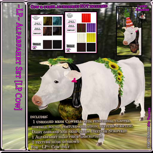 ~LP~ Alpabfahrt Mountain Set [LPCOW] BOXED