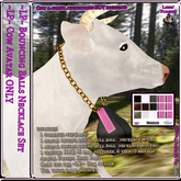 ~LP~ Bouncing Balls Necklace  Rigged with Avatar Physics Set [LPCow] Texture Scripted BOXED