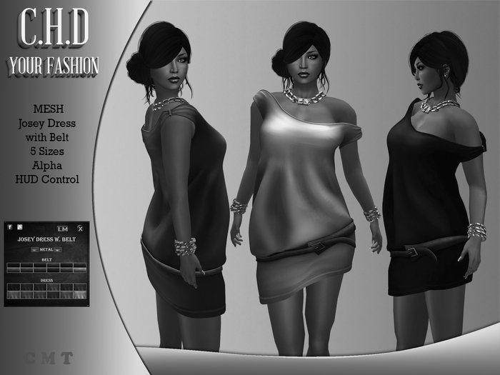 Demo [C.H.D] Josey Dress w. Belt