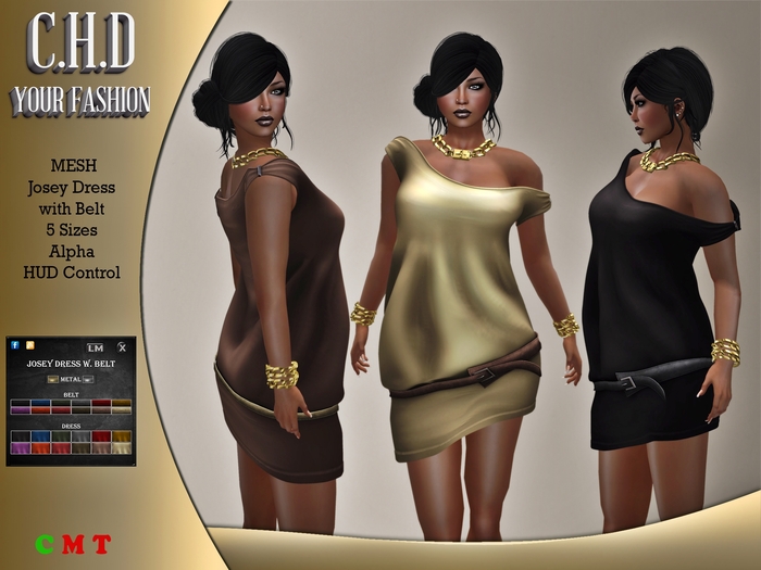 [C.H.D] Josey Dress w. Belt