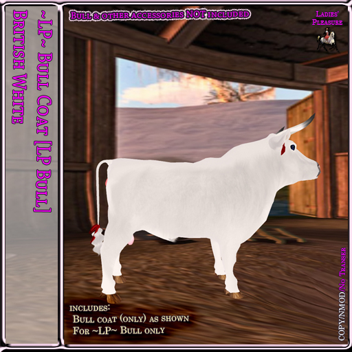 ~LP~ Coat Texture [LPBull] BOXED British White