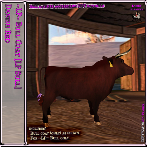 ~LP~ Coat Texture [LPBull] BOXED Danish Red