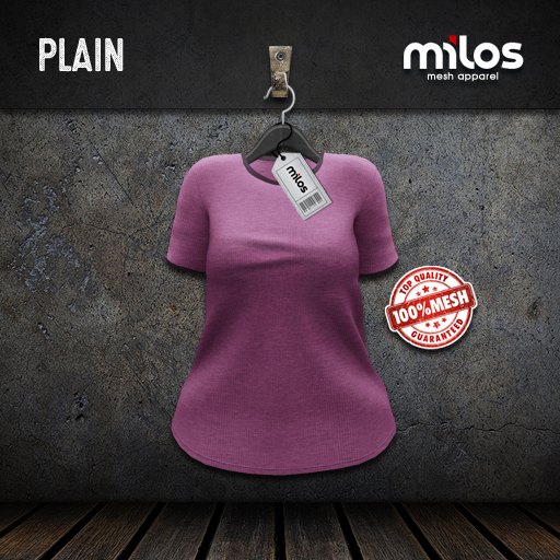 .:MiLOS:. Plain Shirt - Baby Pink - Female