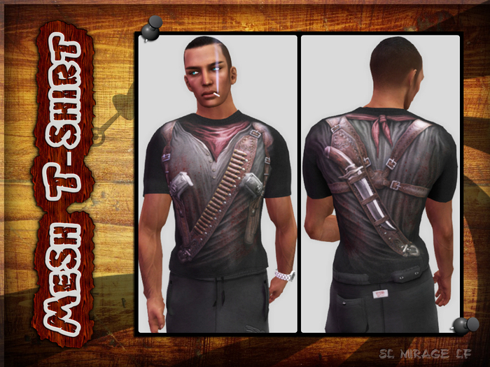 HOLSTER WRAP Men Mesh T-Shirt