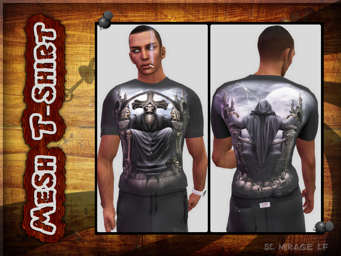 LORD REAPER Men Mesh T-Shirt