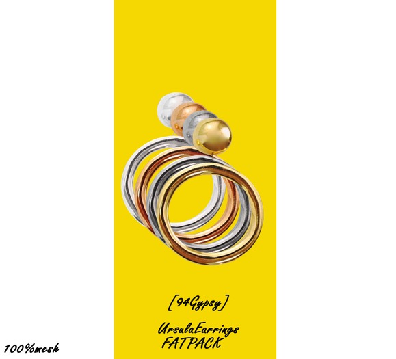 [94Gypsy] Ursula Earrings FATPACK