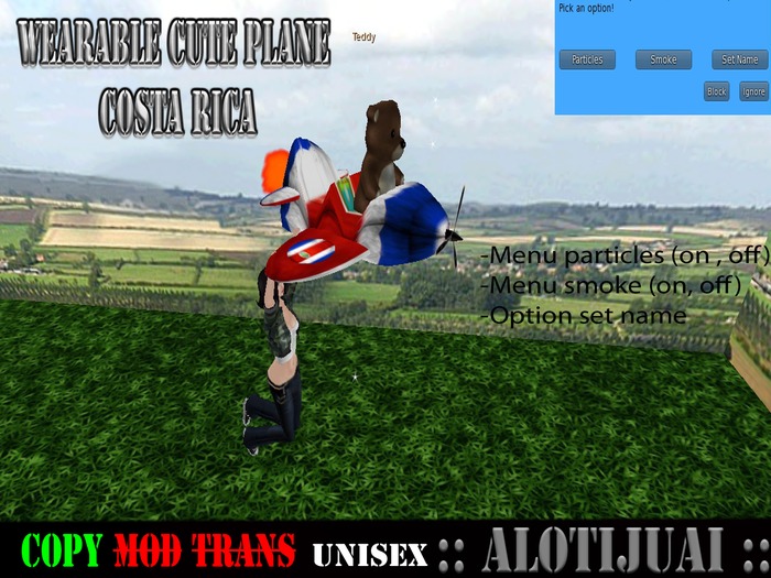 ::Alotijuai:: Costa Rica - wearable cute plane