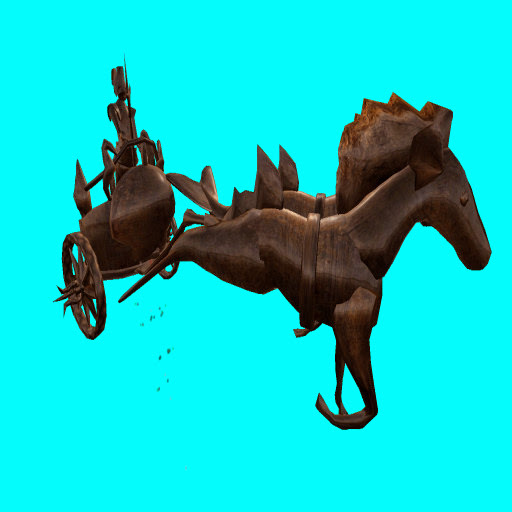Neptune's Chariot Statue (8 prims)