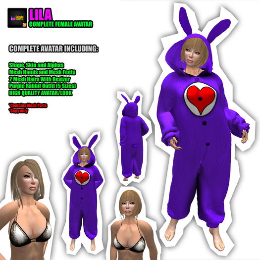 [HR]Lila - Complete Female Avatar (BOXED)