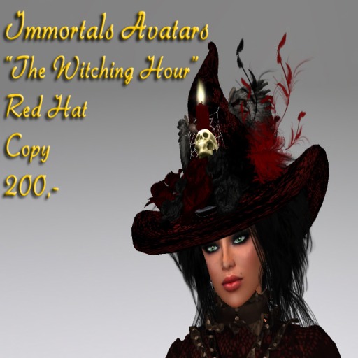 IMMORTALS "THE WITCHING HOUR" HAT RED