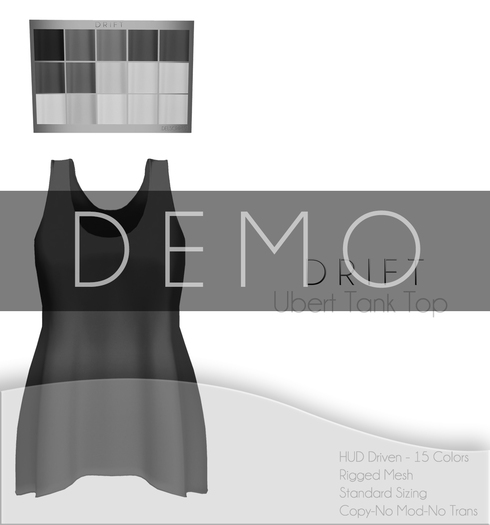 DRIFT Ubert Loose Tank [MESH] DEMO