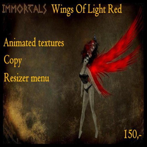 IMMORTALS WINGS OF LIGHT BLACK