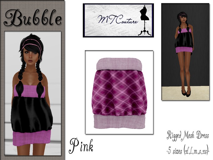 .:MTC:. Bubble Dress Blue