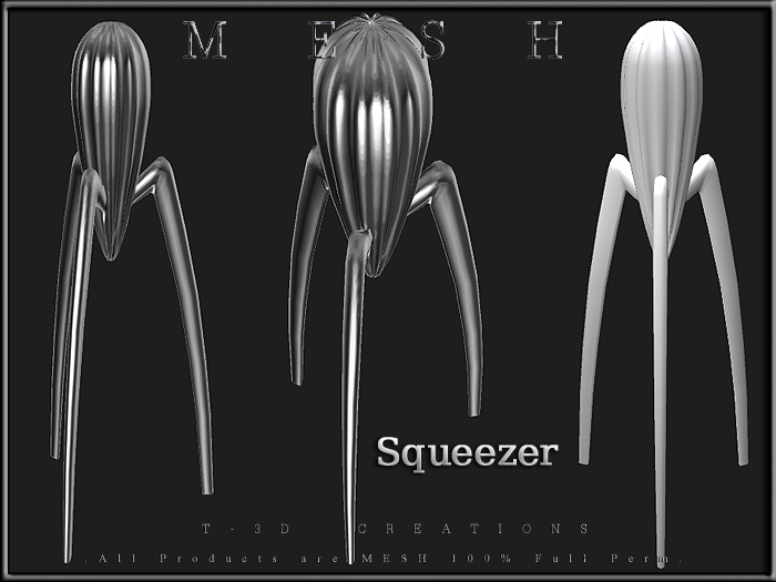 T-3D Creation [Button] MESH - Full Perm