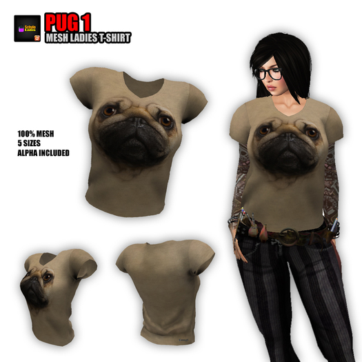 [HR]Pug 1 Ladies Shirt (boxed)