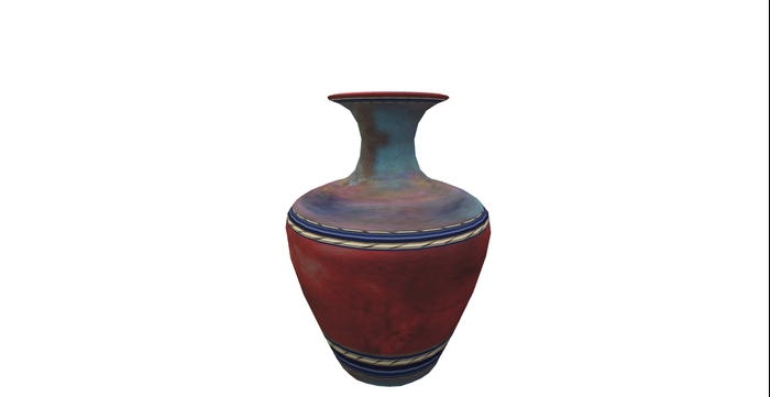 Red & Blue Pottery