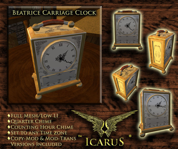 =IcaruS= Beatrice Carriage Clock