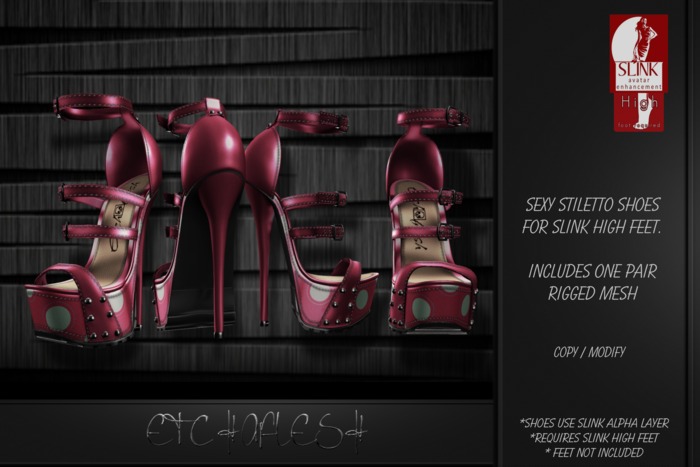 DEMO [Etchaflesh] Pop Rocks Shandi Stilettos For SLINK