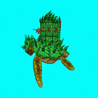 Second Life Marketplace - Mer War Turtle (18 prims)