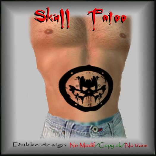 Skull Tatoo belly 