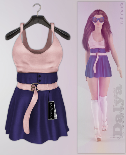 _CandyDoll_Delya Dress Grape