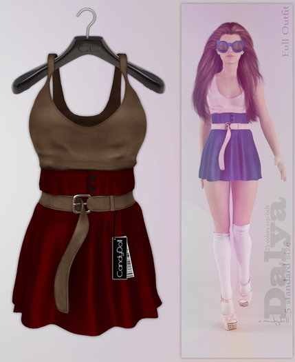 _CandyDoll_Delya Dress Red