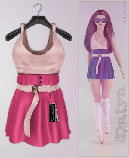 _CandyDoll_Delya Dress Magneta