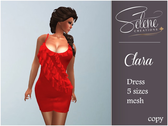 [Selene Creations] Clara Red Mesh